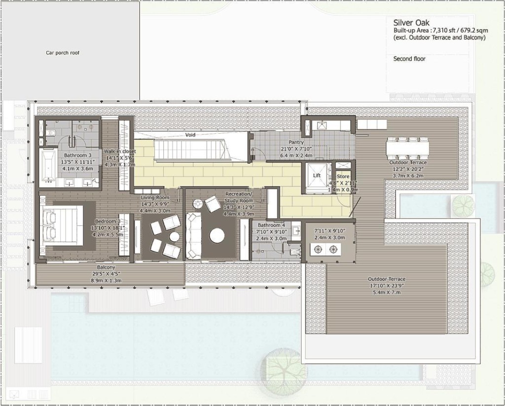 Cypress — 7160 sq.ft — Embassy Boulevard Villas