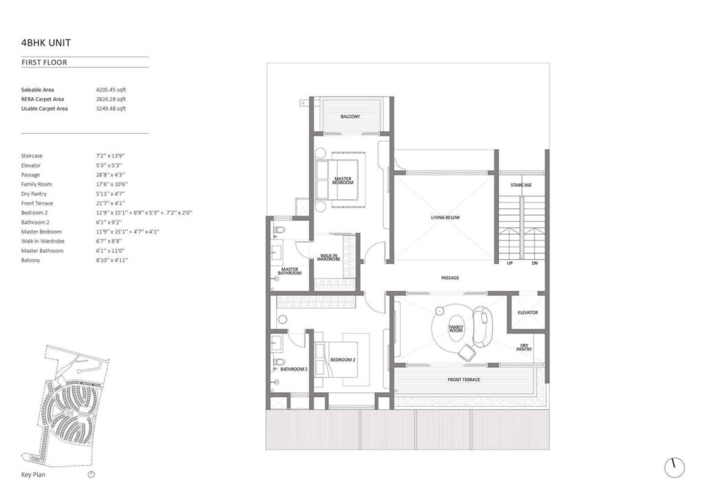 Typical Floor Layout — Embassy Southern Reserve