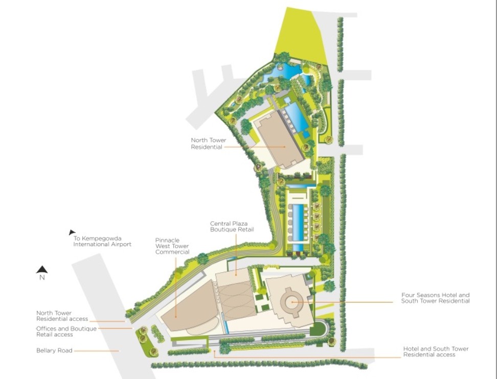 1 BHK — 2200 sq.ft — Embassy ONE Four Seasons