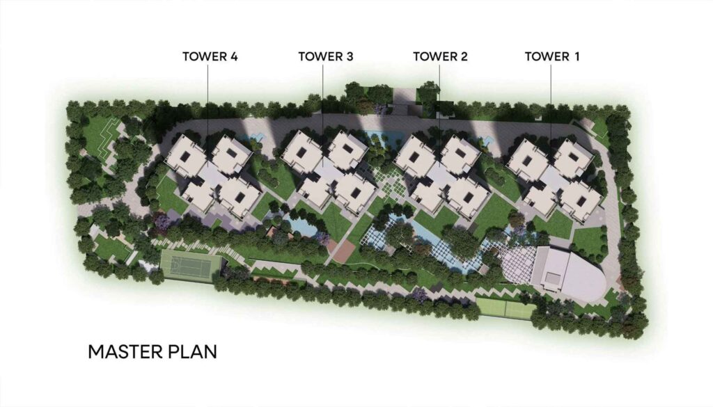 Ground Floor Layout — Embassy Sky Terraces Hebbal